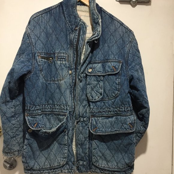 VINTAGE POP OTTANTAQUATTRO DENIM JACKETS SIZE L - Picture 2 of 15